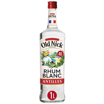 Rhum blanc Old Nick 40%vol - 1L