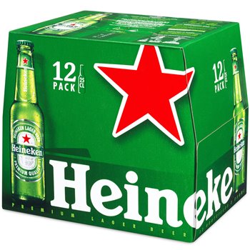 Bière blonde Heineken 12x25cl